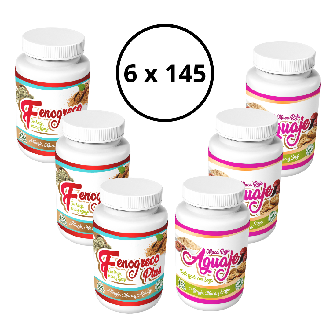 Dúo Fenogreco Plus y Aguaje Maca - Tratamiento completo